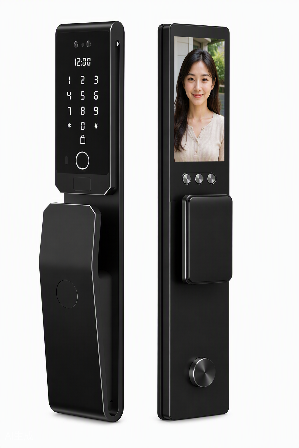 قفل Trueway RF-3 الذكي الرائد بتصميم الدفع والسحب
