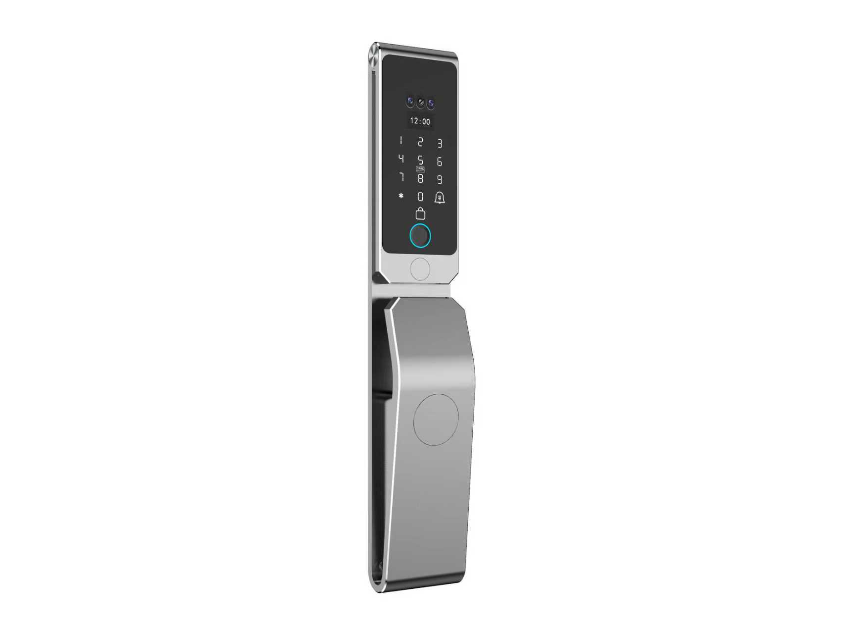 Trueway RF-3 amiral gemisi it-çek akıllı kilit, gümüş kaplama